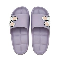 WUWU 可愛動物厚底拖鞋, 紫色, 250mm, 1雙