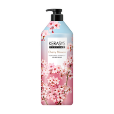 KERASYS 香氛洗髮精 Cherry Blossom，持久清新香氣，溫和清潔，滋養保濕, 1L, 1瓶