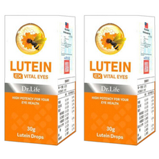 Dr.Life 葉黃素液態滴劑, LUTEIN EX VITAL EYES, 高效保護眼睛健康, 30g, 2瓶