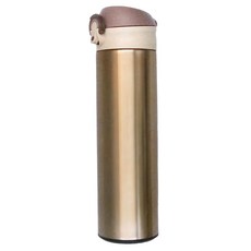 Caldo卡朵生活 曖曖內含光彈蓋不鏽鋼保溫瓶 500ml, 琥珀金色, 1個