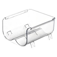 保溫瓶收納架 2格 疊加水壺架 廚房桌面整理置物架, 1個, 透明