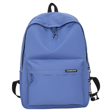 簡約大容量雙肩包 NS_9159 藍色 防水潑水尼龍材質, 1個, 長35×寬13×45cm