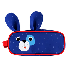 ZOOCCHiNi 筆袋 小狗 DUFFY 輕量 耐用防汙 尺寸: 20x8x6 cm, 深藍, 1個