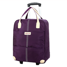 悅生活 行李箱 登機箱 前開式拉桿箱 Gotrip微旅行, 21吋(37 x 20 x 48cm), 紫色, 1個