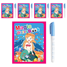 兒童塗鴉本繪本Set, Magic Water Book, 19x15cm水畫冊, 13.5x1.5cm水畫筆, 6歲以上適用, 不適用