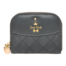 Snow White 白雪公主 零錢包 PTD22-D5-21BK 合成皮革, 12 x 10 x 2cm, 黑色