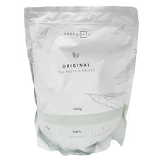 BODY GOALS 豌豆蛋白飲 無糖原味 25g 蛋白質 純素, 1kg, 1包