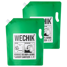 wechik 抗菌衣物柔軟精補充包, 1.7L, 2包