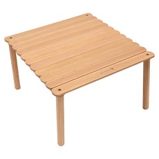 OUTDOOR LIVING 野趣國際 木工榫接式方桌 紅橡木/白蠟木, 520 x 520 x 320mm, 單色