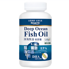Taiwan Yes 台海生技 深海魚油膠囊 含EPA DHA, 120顆, 1罐