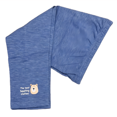 MIT台灣製 小熊系列 兒童發熱褲 藍色, 7