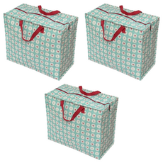 Rex LONDON 環保收納袋 58 x 29 x 47.5cm 200g, 復古小紅花, 3個