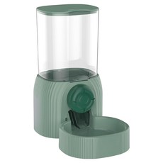 Pets Family 固定式寵物自動餵食器, 600ml, 綠色, 1個