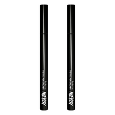 MERZY The First 眼線液筆 Set, 輕薄有彈性, 防水防油, 初學者適用, P1 Oreo, 2支