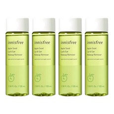 INNISFREE 蘋果籽眼唇卸妝液，蘋果籽萃取, 100ml, 4瓶