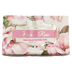 Iteritalia Rosa Rose 經典花漾手工皂, 300g, 義大利製三重研磨植物皂, 1個