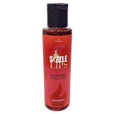 sensuva Sizzle Lips 熱感口交液 草莓味, 125ml, 1瓶