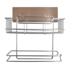 Easy 易立家 304不鏽鋼紙巾調味罐兩用架, 銀色, 1組