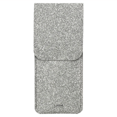 LHiDS 便攜筆袋 磁吸 PU皮革, 俐落灰, 1個