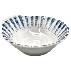 佐和陶瓷 濃繪藍十草吞水缽 容量180mL 適用溫度-30°C~100°C, 1個