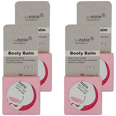 nIZio Booty Balm 100%天然尿布疹霜，舒緩保濕, 25ml, 4個