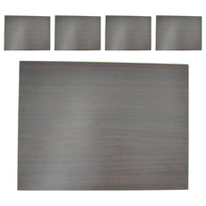 木百貨 防潑水植纖板, 2.85mm 黑檀紋 30x40cm Set 5片, 1組