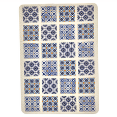 MBM 彩繪居家珪藻土吸水地墊 超厚切 抗菌零石棉零甲醛, 60 x 42 x 1.2cm, 復古, 1件