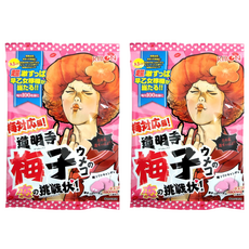 RIBON 立夢 道明寺紫蘇味戀愛挑戰超酸糖, 70g, 2袋