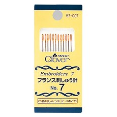 Clover刺繡針 精選材質 針尖鋒利 輕鬆穿過各種布料 手作刺繡必備, 1件