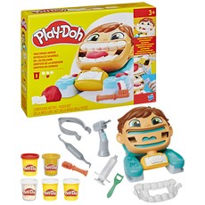 Hasbro 孩之寶 Play-Doh 培樂多 歡樂牙醫遊戲組, 284g, 1盒, 混和顏色