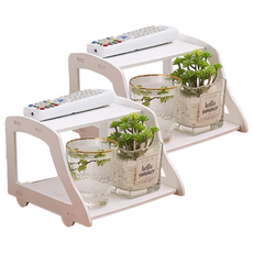 散熱數據機收納 壁掛置物架 機上盒架 路由器架 wifi架 白色 335g 240*215*30 1入, 2個