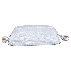 汽車磁吸防塵遮陽擋，四季通用，經久耐用，防曬隔熱，擋雪防霜，防風防雨, 1個, 灰色, 508g