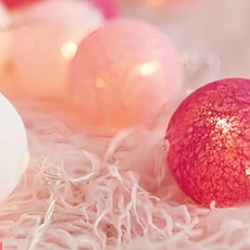 泰國棉球燈, LED燈串, 1.5米10顆/3米20顆, 電池式, 蒂芬妮/墨綠/薄荷綠/暖白/少女粉/氣質藍/馬卡龍/安心白, 1件