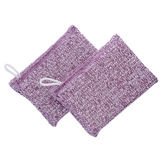 DUSKIN 樂清 鋁微粒菜瓜布 Set 特殊加工鋁微粒子 抗菌海綿 去除水垢黏稠物 無需清潔劑, 2入, 1包