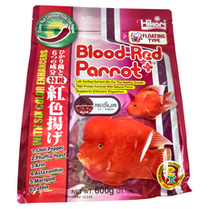 Hikari 高夠力 血鸚鵡色揚飼料 顆粒 浮水性 600g, 1包