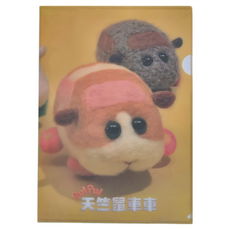 PUI PUI 天竺鼠車車 強力L型夾 3歲以上, 黃色, 6個