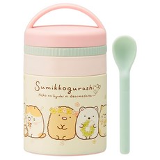 Skater 不鏽鋼保溫保冷手提罐 附湯匙, 角落生物SG, 180ml, 1組