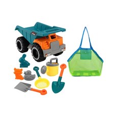 vanibaby 玩沙玩具 沙灘卡車組 Set 8, 大容量車廂, 耐玩加厚材質, 含沙鏟, 1組, 70g