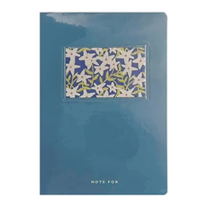 德德小品集 精裝手帳本, 自帶膠套保護殼, 封面收納小口袋, 花簇, 1本