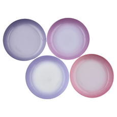 LC 復古調色盤系列 義麵盤組 22cm 4入, 藍鈴紫+卡特蘭+淡粉紫+綻放粉, 單品組合, 1組