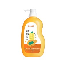 Combi 康貝 黃金雙酵奶瓶蔬果洗潔液 植物性洗淨成分 快速分解蛋白質與奶垢, 1L, 1瓶