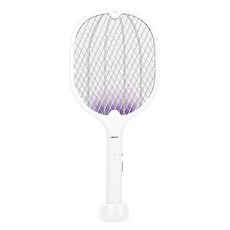 LIBERTY 利百代 二合一底座紫光誘蚊捕蚊拍, 大容量鋰電池, 充電可用25天, 三層防護網, 472 x 205mm, LY-8009ZA