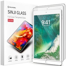 SINJIMORU 全覆蓋鋼化玻璃螢幕保護貼 2入, 透明, 2個