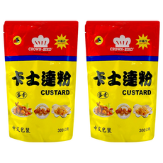 CROWN-BIRD 皇冠鳥 卡士達粉, 300g, 2包