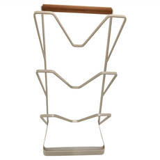 Let's cook 樂司廚品 小鐵立式鍋蓋架附盤, K6246, 1個