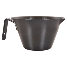 卡特屋 不鏽鋼咖啡量杯 304不鏽鋼材質 內刻度 鷹嘴出口 壺形把手, 沉穩黑, 100ml, 1個