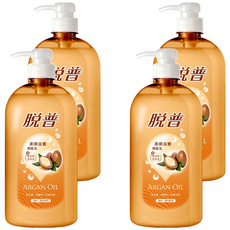 TOP 脫普 柔順滋養潤髮乳 添加珍貴摩洛哥堅果油與小麥水解蛋白 經典玫瑰香氛, 800ml, 4瓶