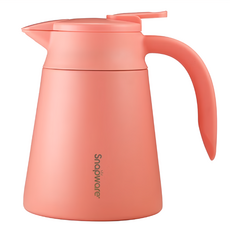 Corelle Brands 康寧餐具 Snapware 陶瓷不鏽鋼真空保溫壺, 粉色, 1.13L, 1個