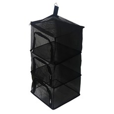 捷華 方形曬網, 黑色, 4層, 1個