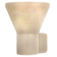 DOIY 雙燭台 7.5 x 8.5 cm 砂罩樹脂, 米色